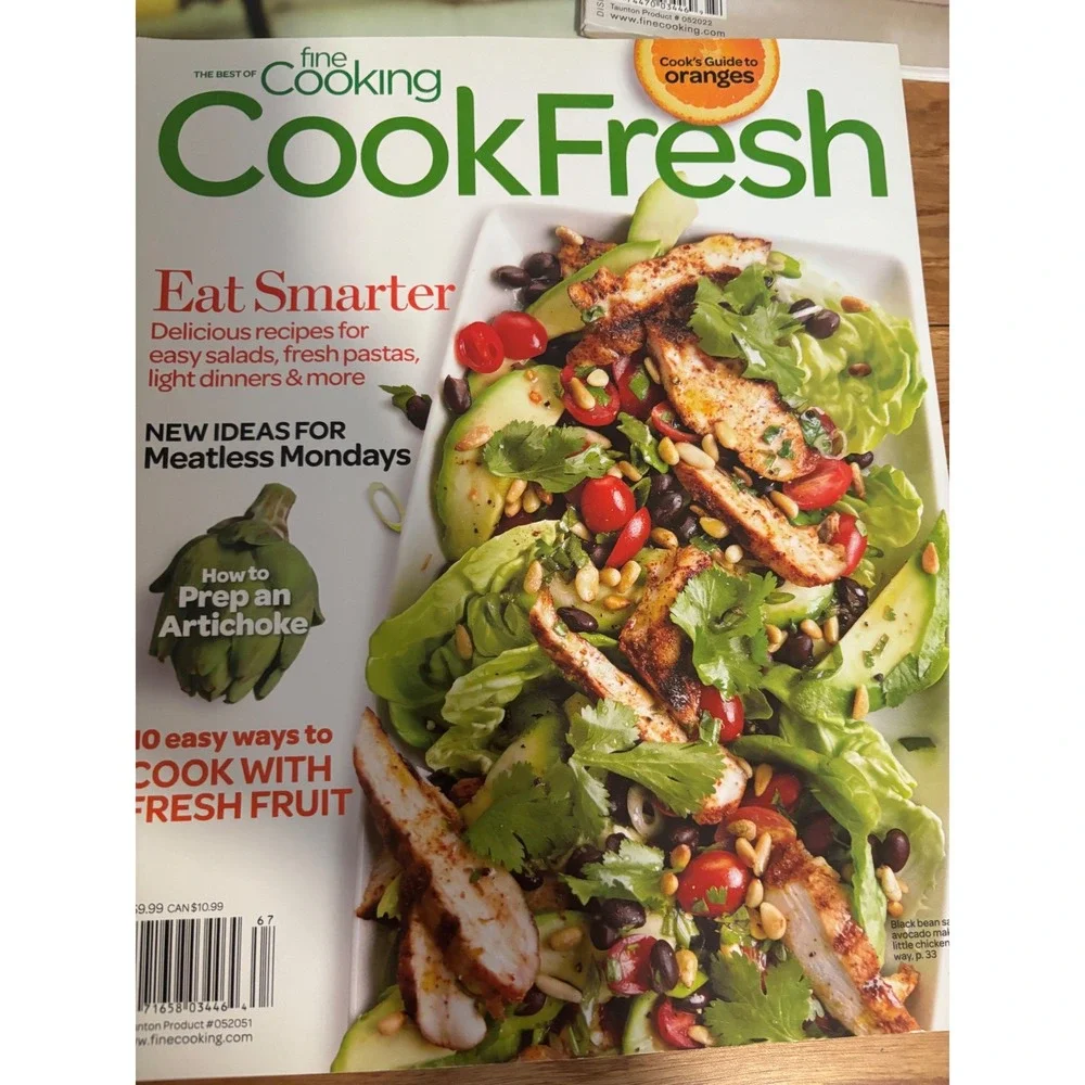 Fine Cooking CookFresh Magazine Lot of 5 Taunton Press Healthy Recipes 2007-2011
